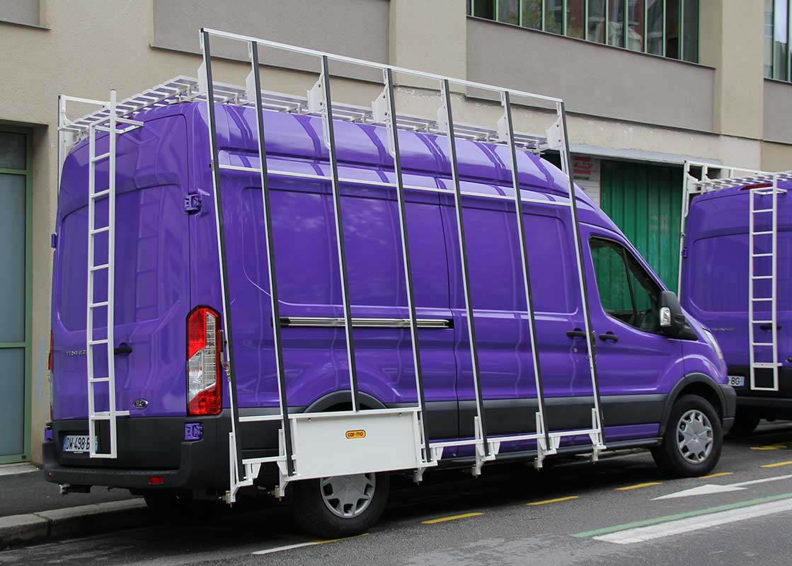 Pupitre miroitier - Berce verre - Porte verre Ford Transit 2T L3h3