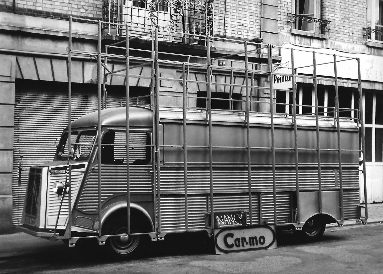 Citroën 1500Hy - le TUBE 1948-1981. LE 1500HY, l'épopée de bon nombre de transformations par les carrossiers, et rehausses à la demande pour car-mo, pour de pupitre de 2,50m à 4,00m suivant les modifications de carrosserie