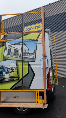 Barre de serrage avec sangle à boucle et coussin